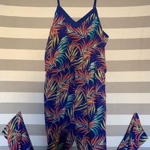 Xhilaration Tropical Pant Romper